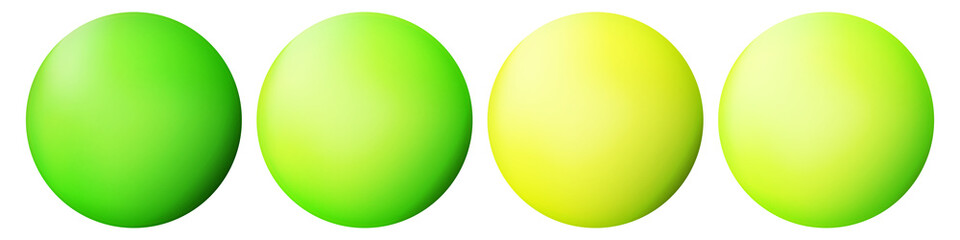 Set with glass colorful balls. Glossy realistic ball, 3D abstract vector illustration highlighted on a white background. Big metal bubble with shadow