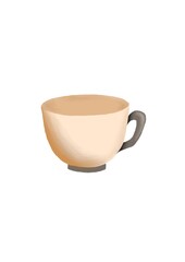 Coffee tea cup elegant simple coffee shop cafe cup mug
