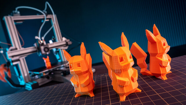 3D printer. 3d printing In workshop