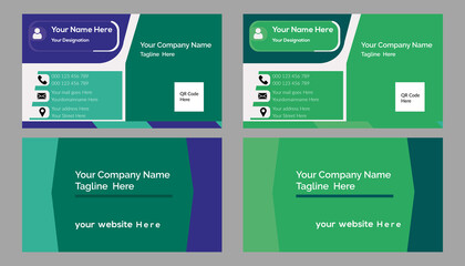 New Business Card Template Design - Modern Business Card Template Design