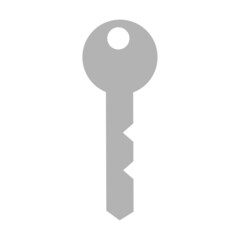 key icon on a white background, vector illustration
