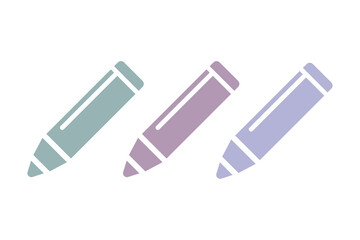 pencil icon n white background, vector illustration