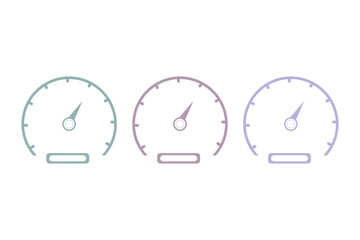 speedometer on white background,vector ilistrecion