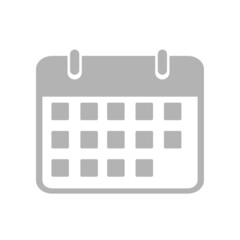 calendar icon on a white background, vector illustration