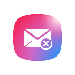 Delete Email - Sticker