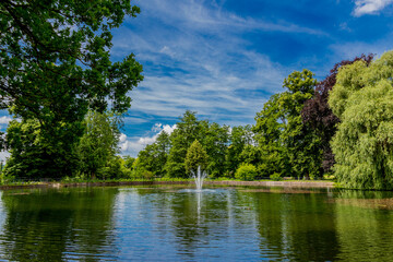 Sommerspaziergang in der schönen Stadt Bad Liebenstein