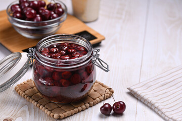 Tasty and aromatic seedless cherry jam for the winter can be prepared and canned at home, getting, when opening such a jar in winter, a delicacy that goes well with croutons, toasts, pancakes.