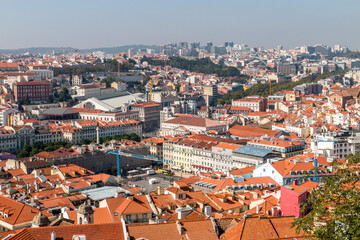 Fototapeta na wymiar Lissabon von oben