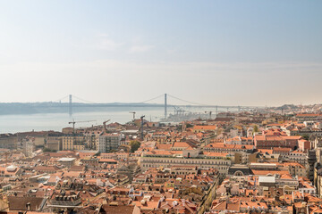 Obraz premium Lissabon von oben