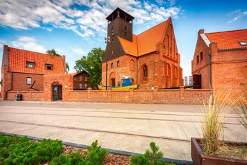 Foto op Plexiglas Beautiful architecture of Hel town at summer, Poland. © Patryk Kosmider