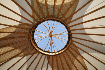 Roof of a Yurt.