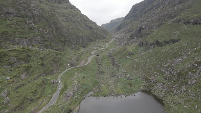 Commute curve pathway Gap of Dunloe Killarney national park Ireland
