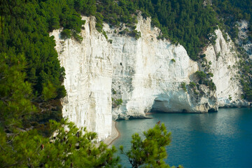 Spiaggia di Vignanotica - południowe Włochy, Półwysep Gargano, Mattinata