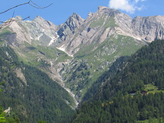 Fototapeta na wymiar Iseltrail Etappe 3 im Virgental