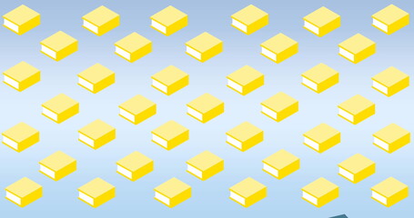 Image of back to school text over school items icons and blackboard