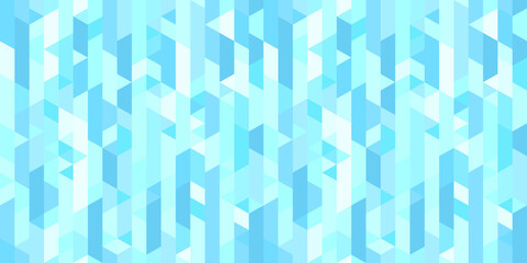 Polygonal background. Low poly. Stripe pattern. Colored seamless abstract texture with many geometric elements. Pretty winter banner