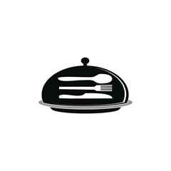 Restaurant, menu, cafe, diner label or icon. Vector illustration