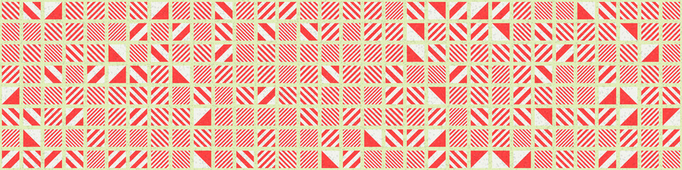 Fototapeta premium Abstract Geometric Pattern generative computational art illustration