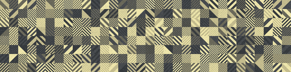 Abstract Geometric Pattern generative computational art illustration