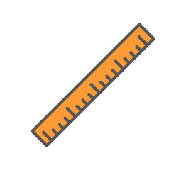 ruler icon vector illustration concept