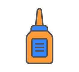 Obraz premium glue icon vector illustration concept