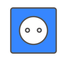 socket icon vector illustration concept