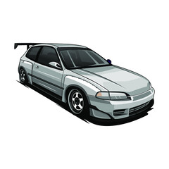 car sport vector illustration