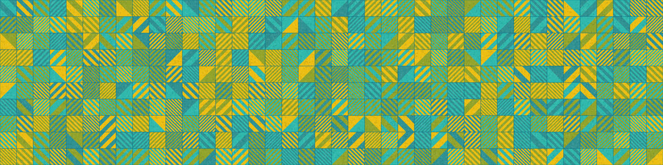 Abstract Geometric Pattern generative computational art illustration