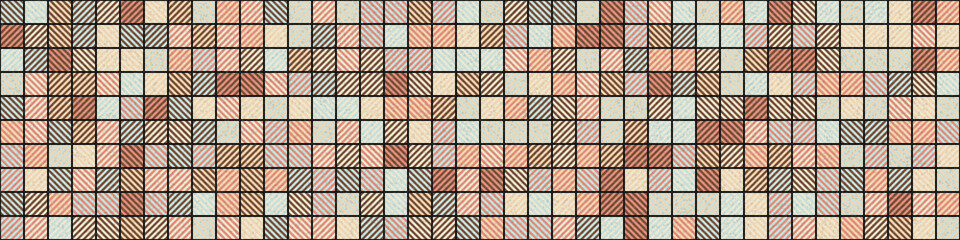 Abstract Geometric Pattern generative computational art illustration