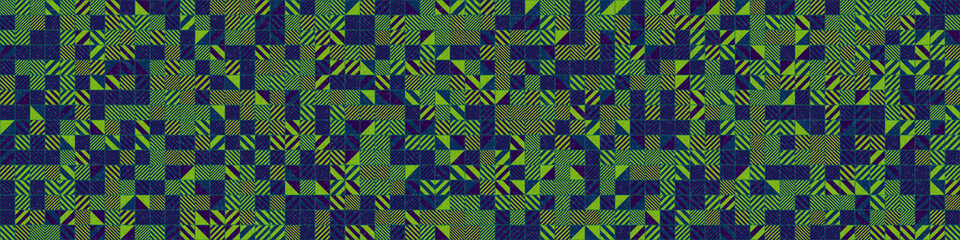 Abstract Geometric Pattern generative computational art illustration