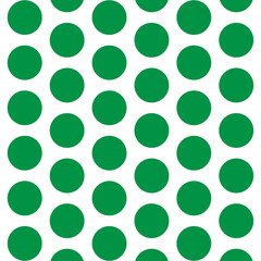 green polka dot circle on dark background. Modern style dot texture. Trendy print. Swatches. For printing, wrapping paper, wallpaper, textile, fabric