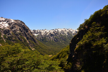 panoramic view of hike near san carlos de bariloche