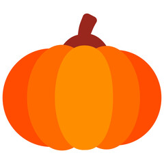 pumpkin flat icon