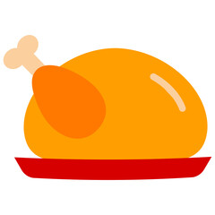 turkey flat icon