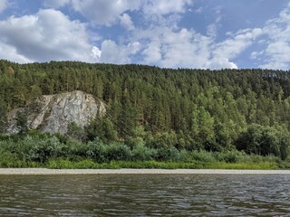 lake in the mountains