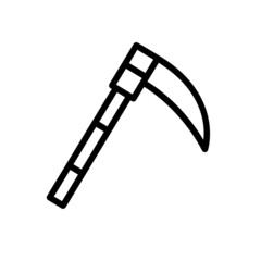 scythe icon line style vector