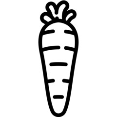 carrots line icon