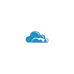 cloud logo template vector symbol icon