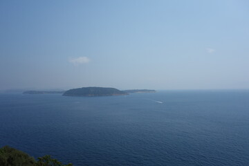 View of Ischia Island from Aragonese castle