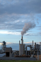 smoke from the chimney