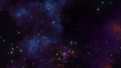 Fototapeta premium purple nebula