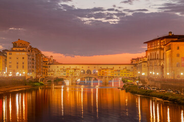 Obraz premium Ponte Vecchio by Night