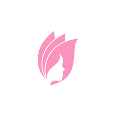 Obraz premium Woman beauty spa icon design illustration template