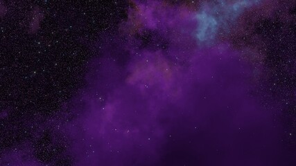 Obraz na płótnie Canvas violet nebula