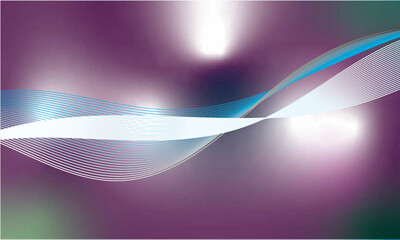 mystical abstract background with waves and lines