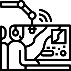 live modern line style icon