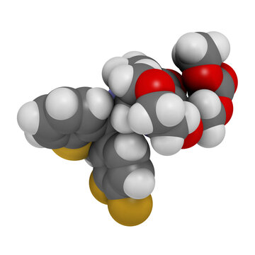 Baloxavir marboxil influenza drug molecule (cap-dependent endonu