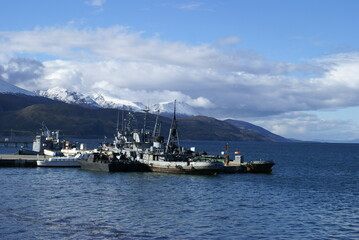 Ushuaia's Naval Base and waterfront