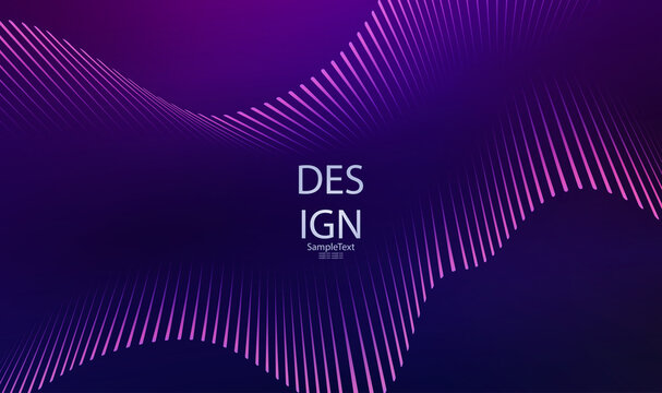 Abstract blue background with minimal flowing wave patterns