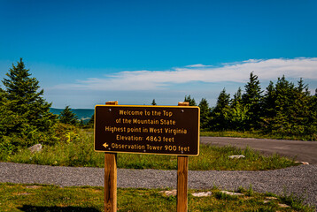 Photo of Spruce Knob Summit, Monongahela National Forest, West Virginia USA
